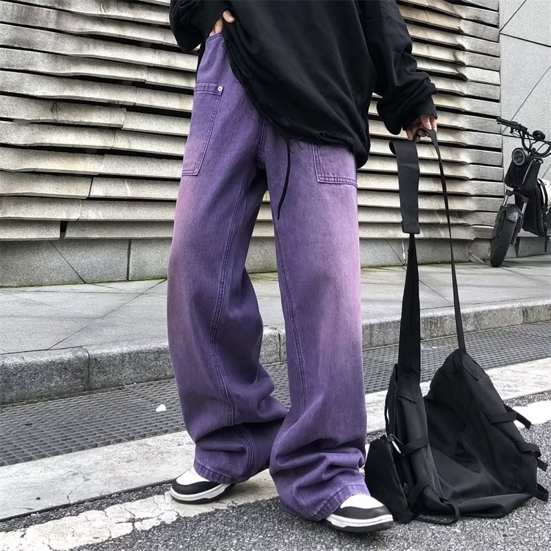 デニム パンツ ジーンズ 韓国 ストリート HIPHOP ダンス衣装 原宿系 レディース Y2K メンズライク