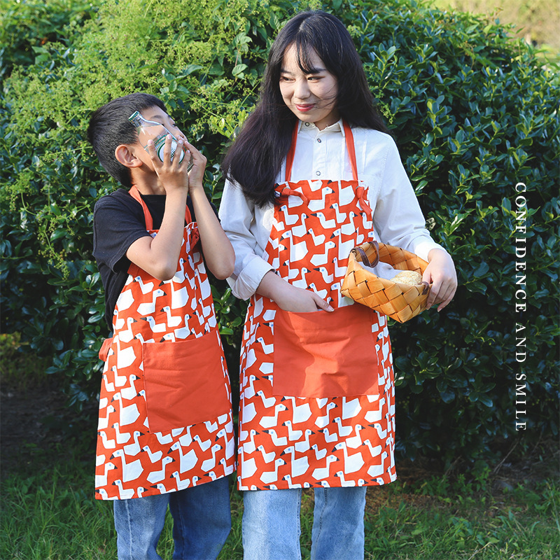 エプロン 子供 おしゃれ お母さん 親子セット かわいい 家庭科小学生 給食 キッズ 幼稚園 女の子 男の子 保育園 イベント クッキング レディース 調理 DIY