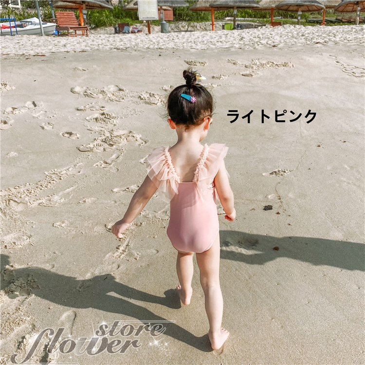 キッズ 水着 女の子 ワンピース スイムキャップ 夏 ベビー おしゃれ ビーチ 海 ジュニア 子供 プール かわいい