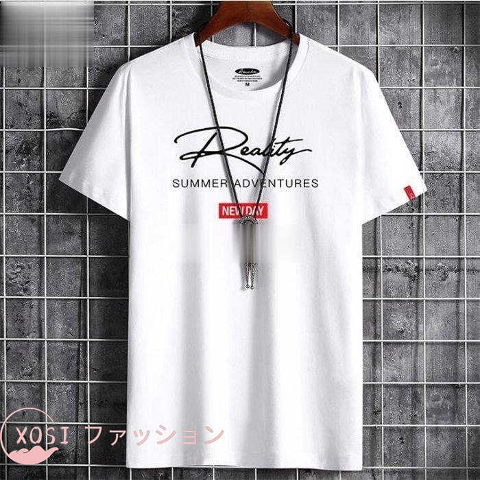 メンズTシャツ 大きいサイズ半袖 カットソー 丸首 メンズTシャツ ファション 薄手Tシャツ カジュアルTシャツ アメカジ 無地