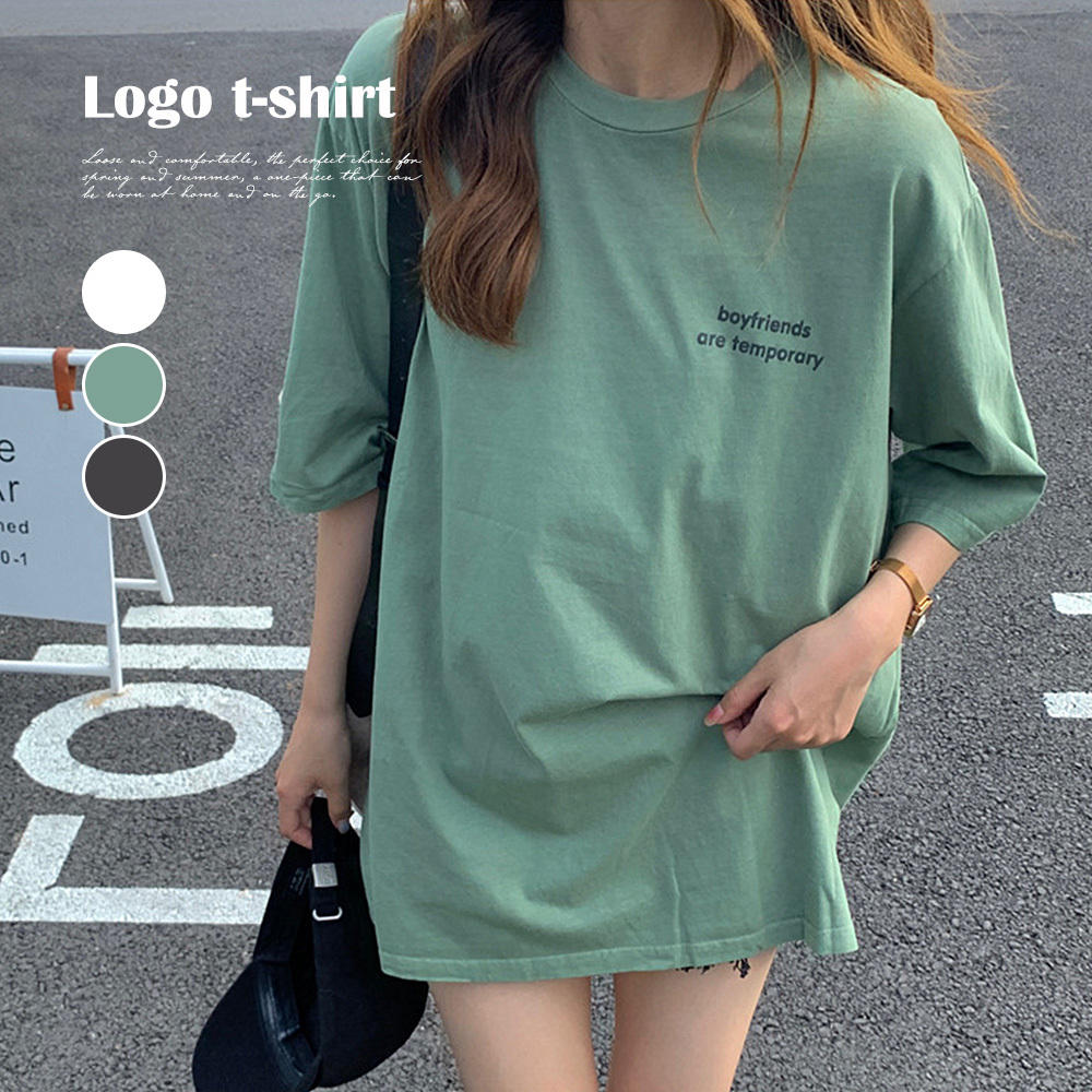 ワンポイント Tシャツ レディース 春夏 。可