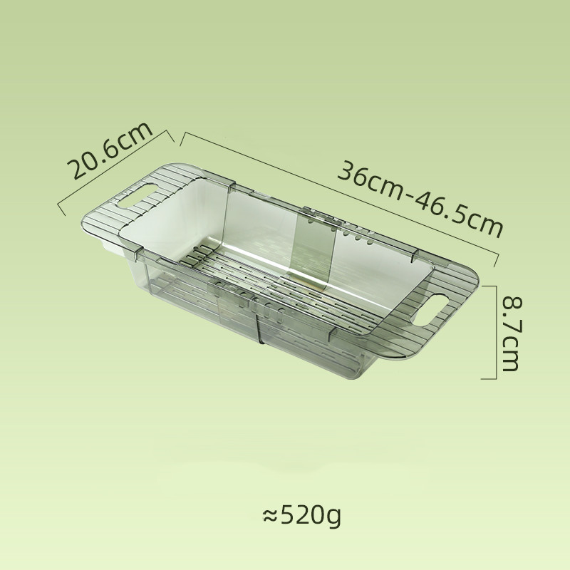 水切りラック シンク上 スッキリラック フルーツバスケット 野菜バスケット 水が流れる 水切りかご 台所 プレート 皿置き場 伸縮 キッチンシンク 滑り止め