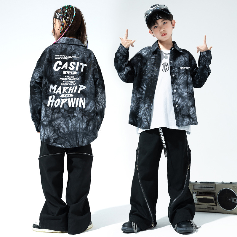 ダンス衣装 キッズ HIPHOP ヒップホップ ダンスウェア 男の子 おしゃれ 女の子 発表会 かっこいい 韓国 パンツ 団体服 練習着 可愛い ブレザー