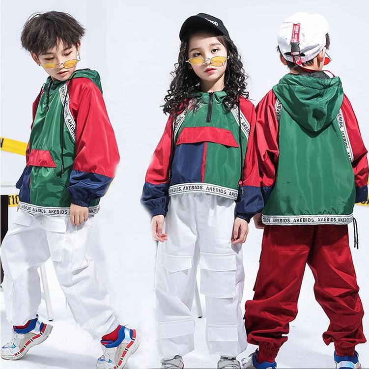 キッズ ダンス衣装 ヒップホップ HIPHOP 子供 ジャズダンス トップス 体操服 タンス女の子 ダンス 演出服 ステージ衣装 練習着 チアガール へそ出し