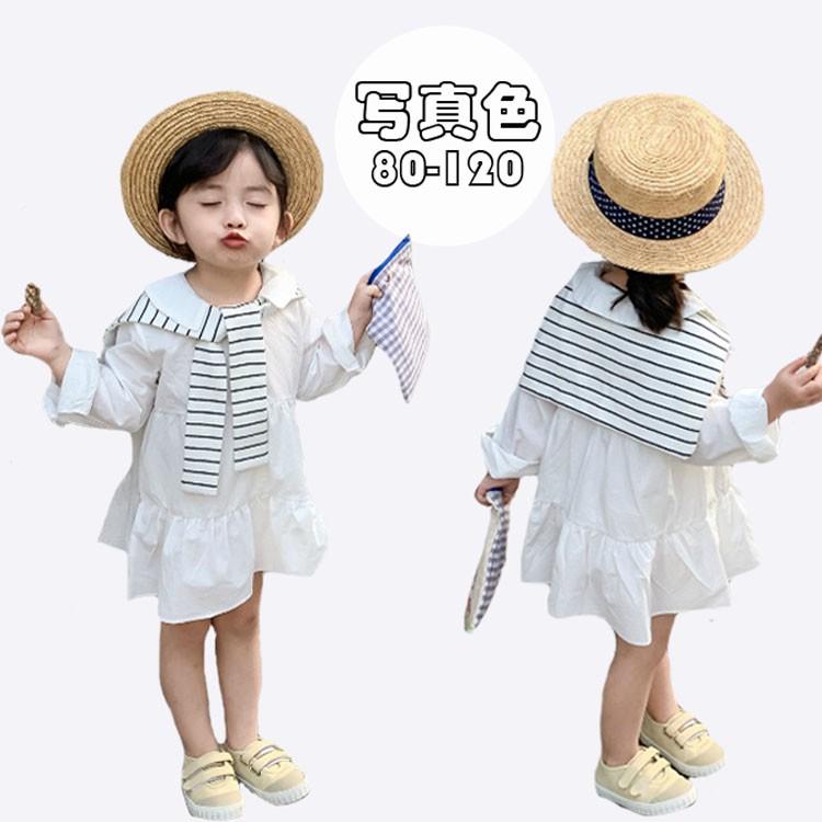 子供服 シャツ ワンピース キッズ 女の子 ベビー服 シンプル 春秋 通学 ワンピース 膝丈 可愛い 女児 韓国子ども服 長袖 おしゃれ 。 カジュアル 入学式