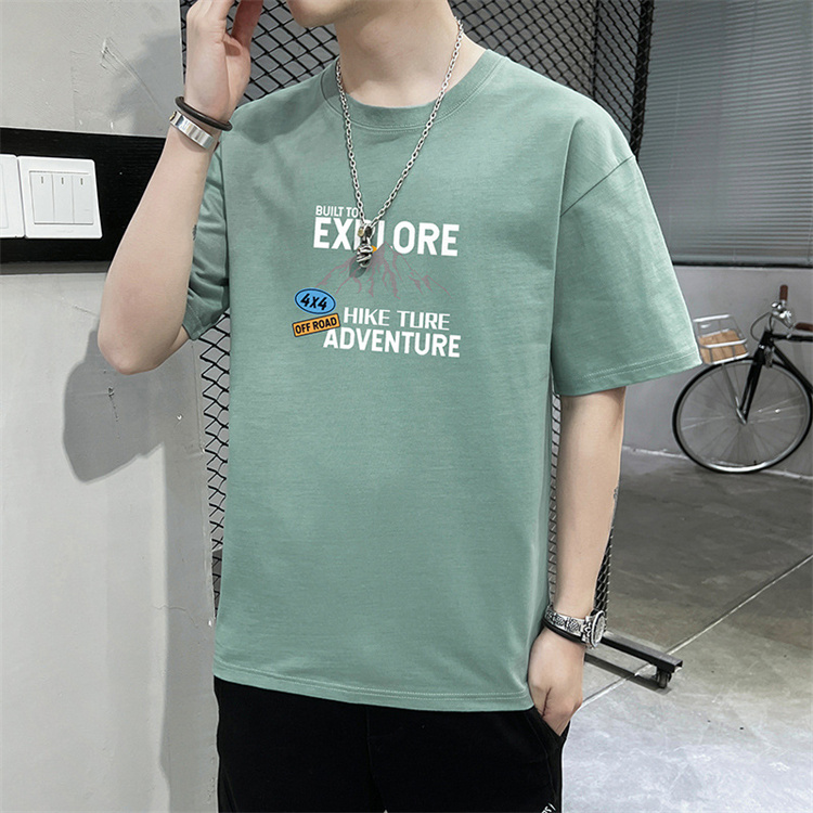 メンズTシャツ 半袖 夏 ゆったり 薄手Tシャツ クルーネック ティーシャツ