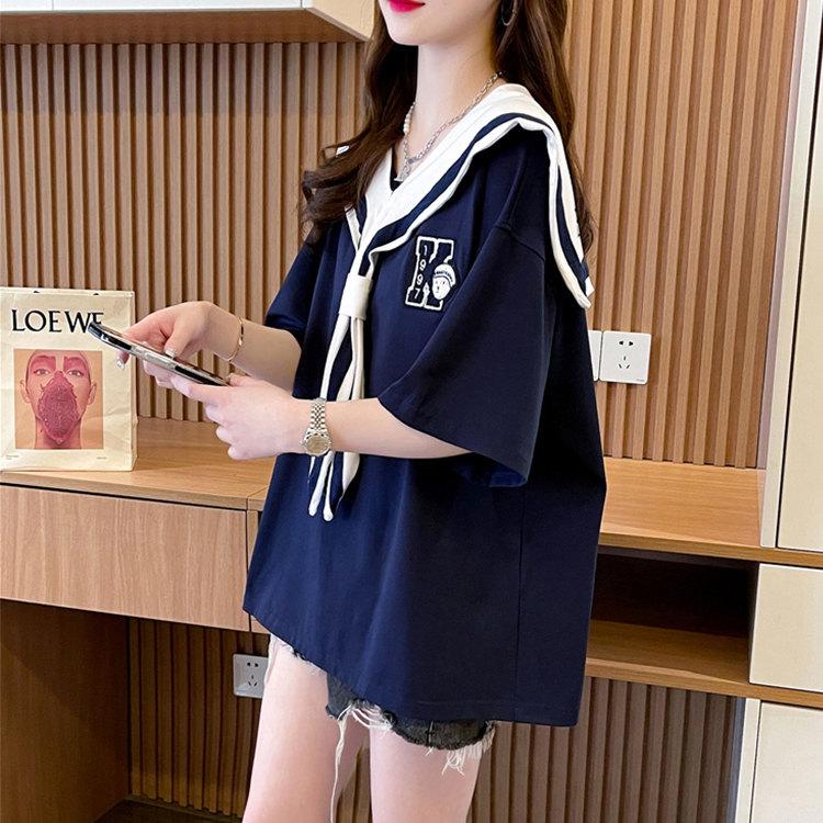 Tシャツ カットソー プルオーバー レディース トップス 半袖 ティーシャツ オシャレ 2023 夏服 夏 カジュアル ゆったり